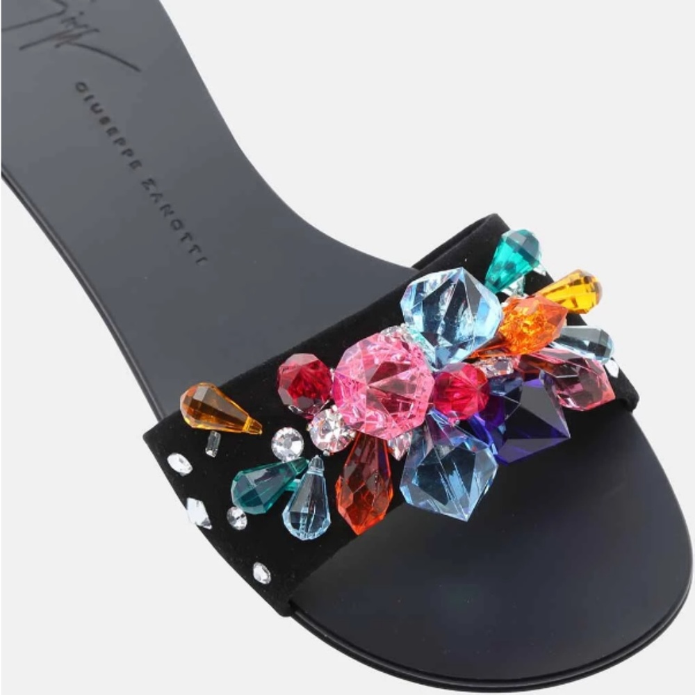 Giuseppe Zanotti Jeweled Slides